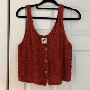Free People Crochet Tank Top